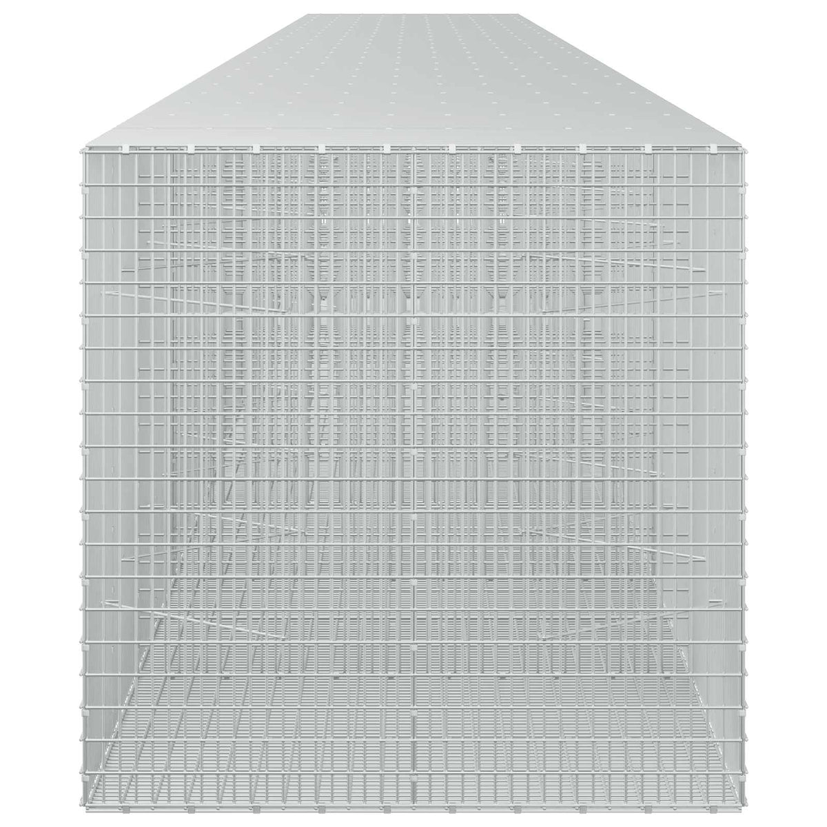 vidaXL Gabion with 5 mm Wire and 5x2.5 cm Mesh 1150x100x100 cm 4