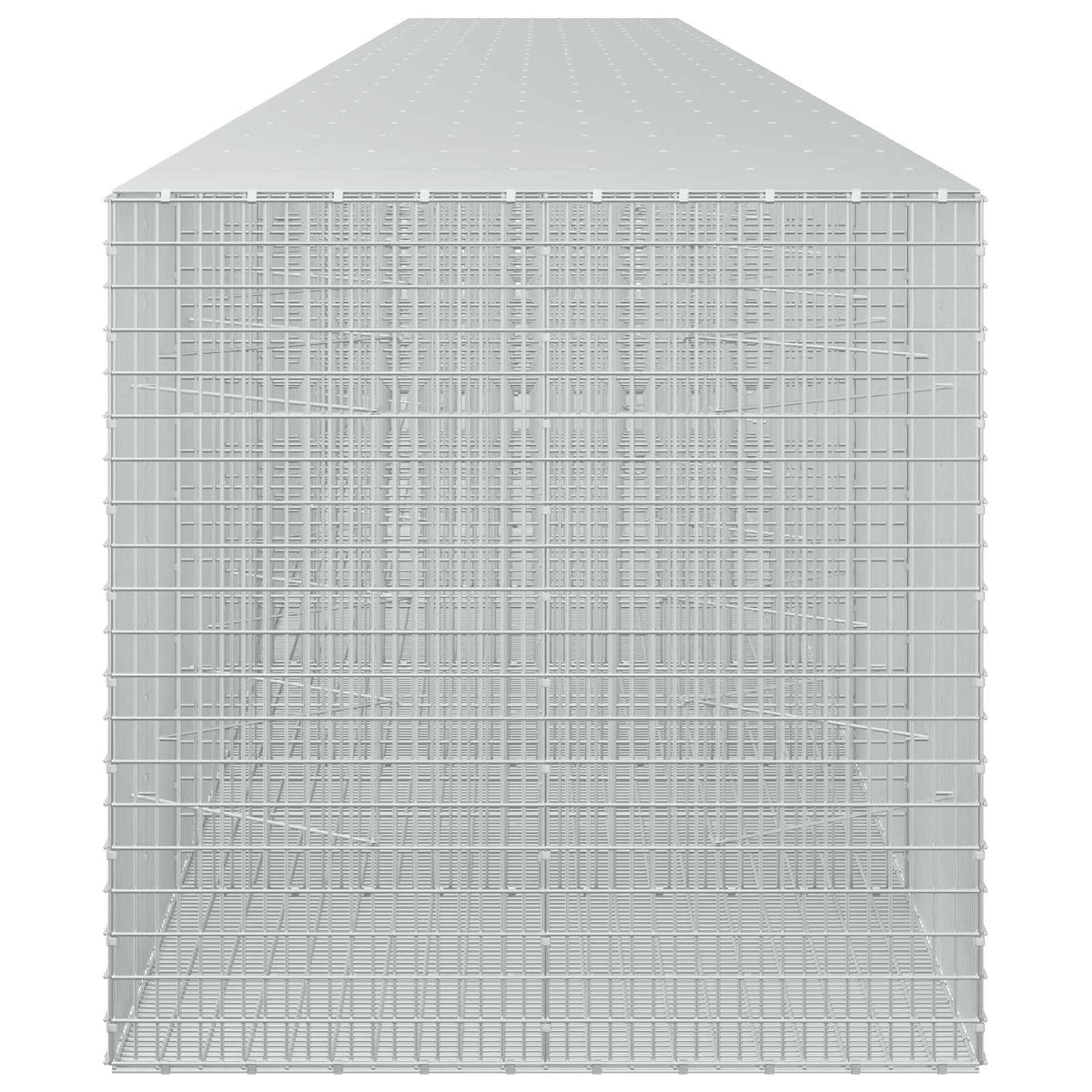 vidaXL Gabion with 5 mm Wire and 5x2.5 cm Mesh 1200x100x100 cm 4