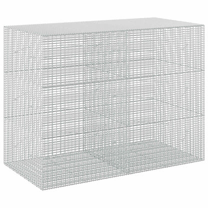 vidaXL Gabion with 5 mm Wire and 5x2.5 cm Mesh 200x100x150 cm 2