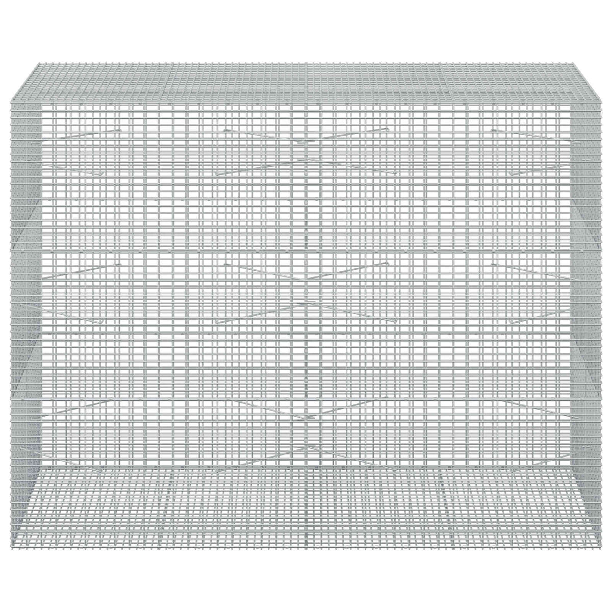 vidaXL Gabion with 5 mm Wire and 5x2.5 cm Mesh 200x100x150 cm 3