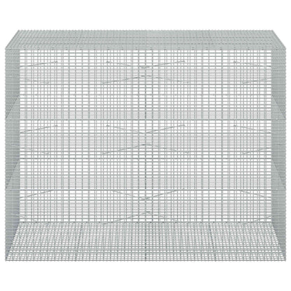vidaXL Gabion with 5 mm Wire and 5x2.5 cm Mesh 200x100x150 cm 3