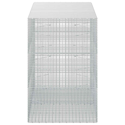 vidaXL Gabion with 5 mm Wire and 5x2.5 cm Mesh 200x100x150 cm 4