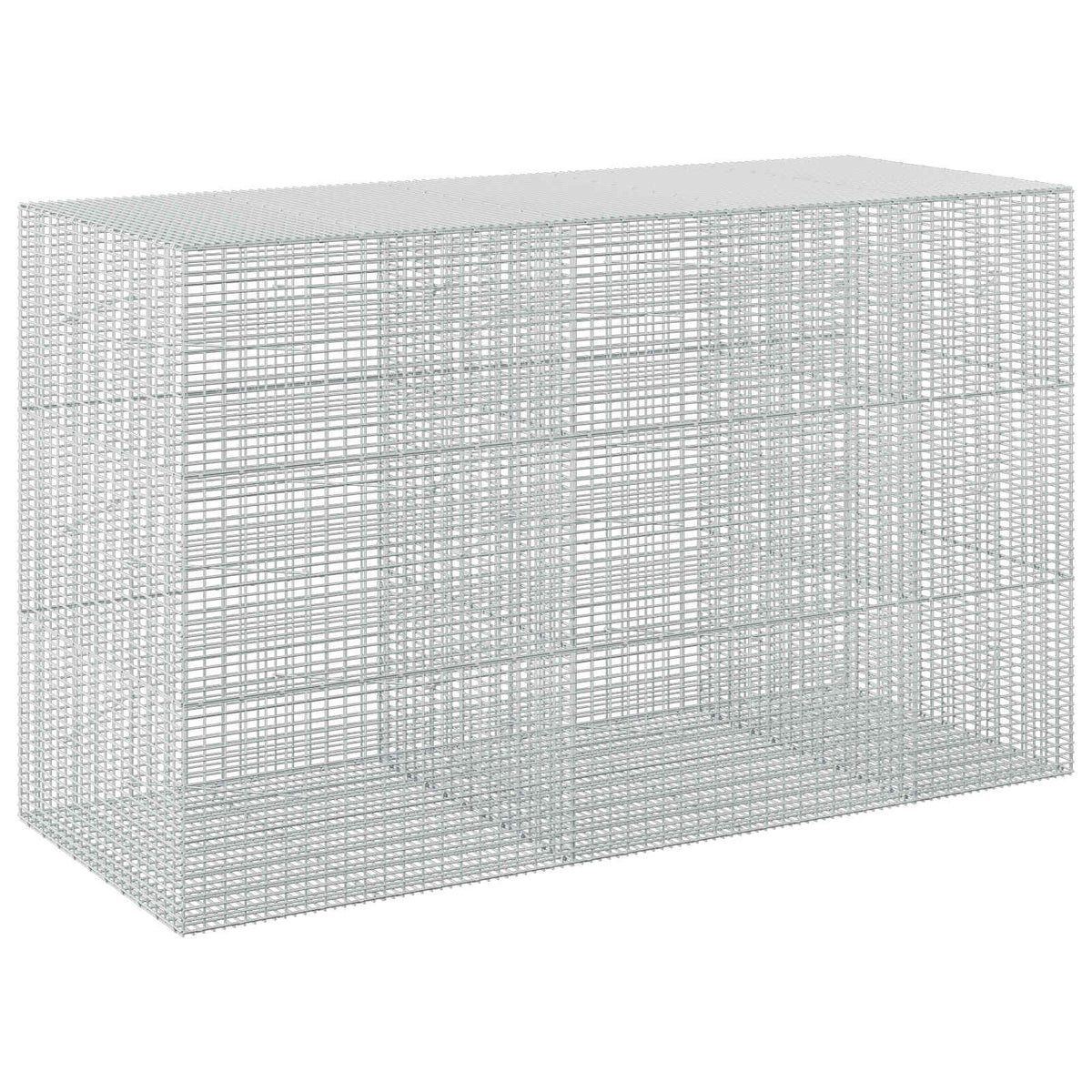 vidaXL Gabion with 5 mm Wire and 5x2.5 cm Mesh 250x100x150 cm 2