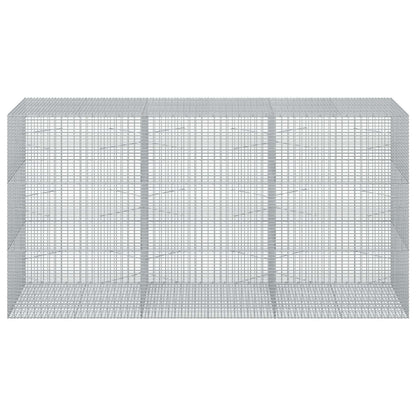 vidaXL Gabion with 5 mm Wire and 5x2.5 cm Mesh 300x100x150 cm 3
