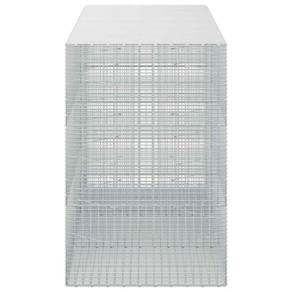 vidaXL Gabion with 5 mm Wire and 5x2.5 cm Mesh 300x100x150 cm 4