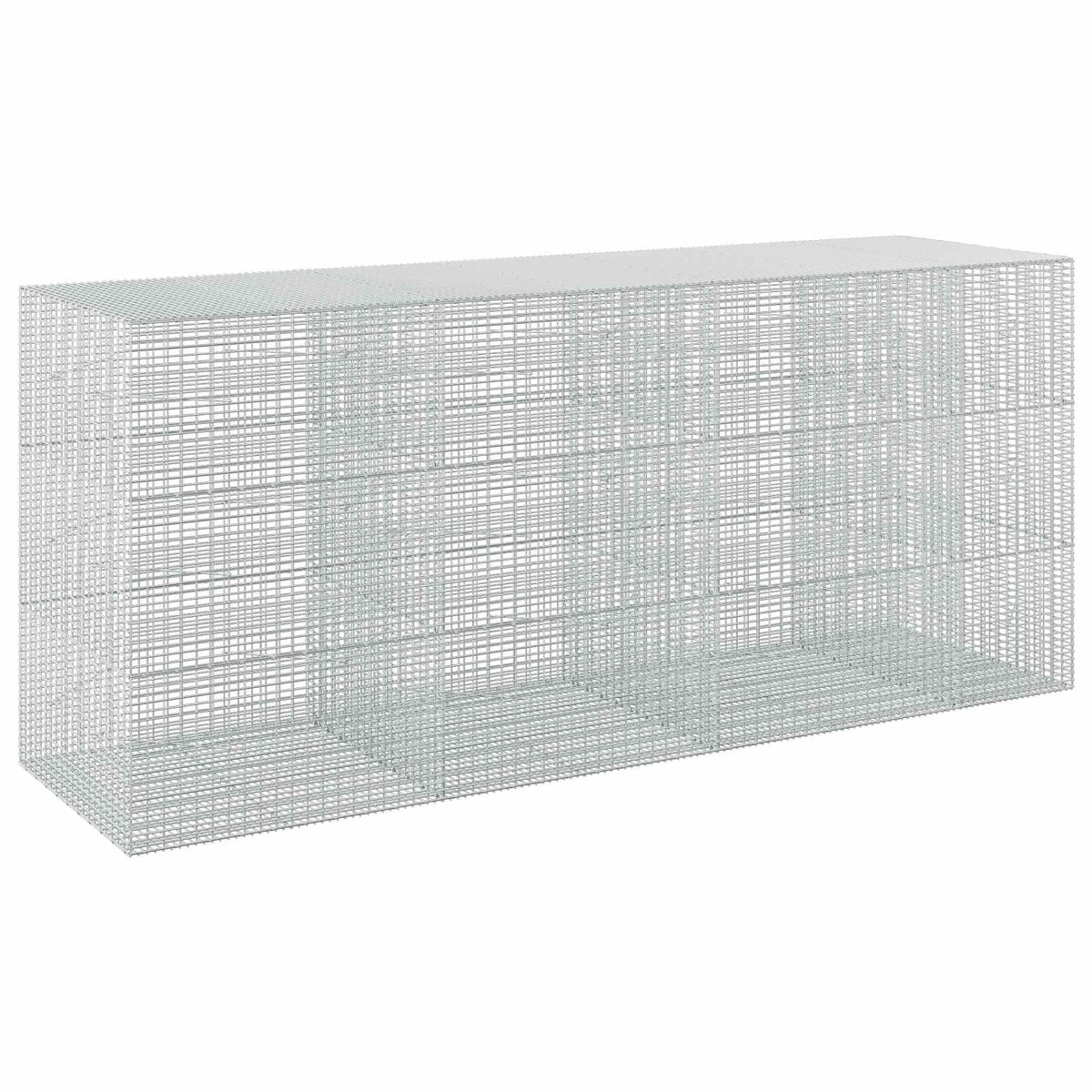 Gabion with 5 mm Wire and 5x2.5 cm Mesh 50x100x150 cm Height 150 cm Thickness 100 cm 350 cm