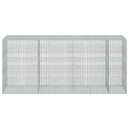 vidaXL Gabion with 5 mm Wire and 5x2.5 cm Mesh 350x100x150 cm 3