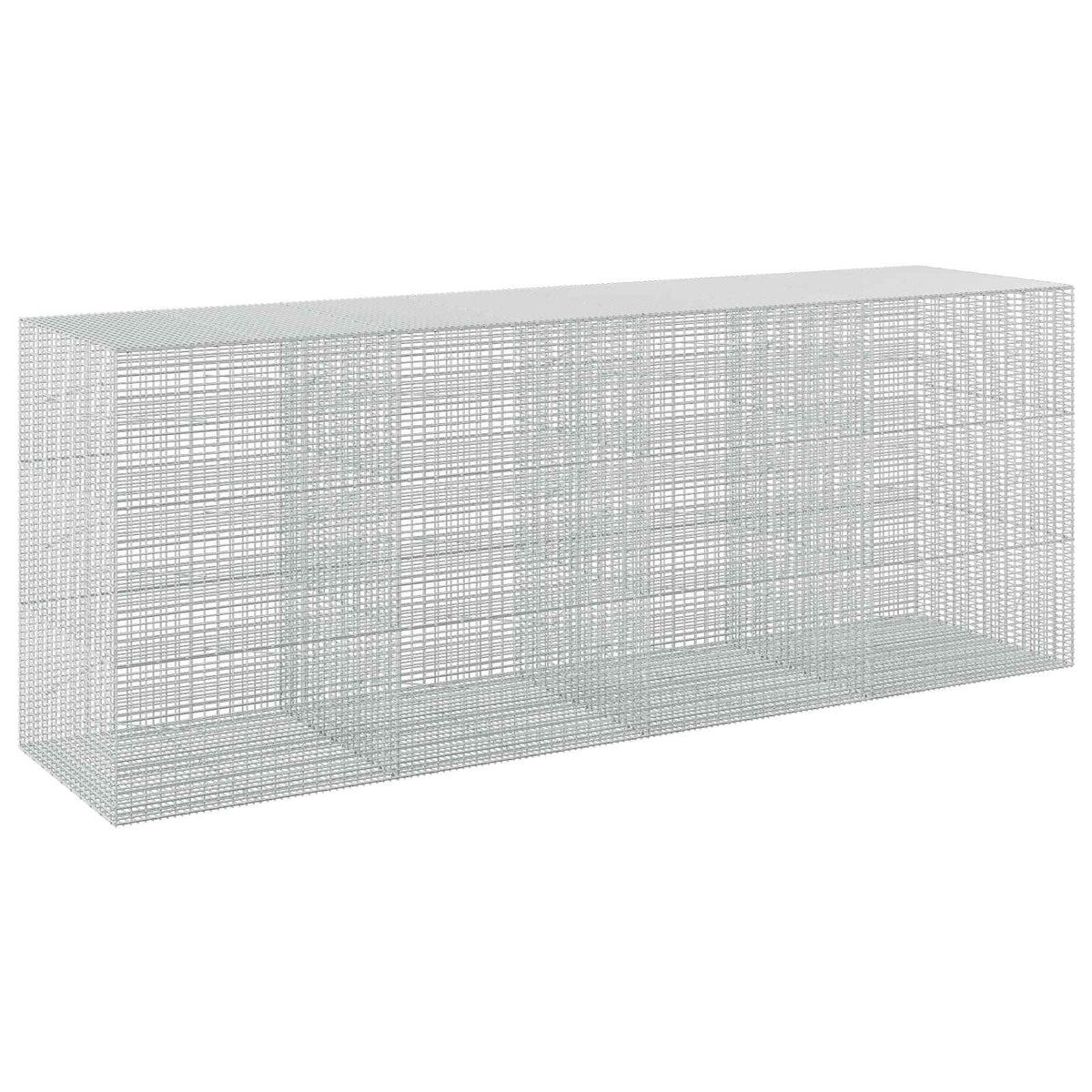 Gabion with 5 mm Wire and 5x2.5 cm Mesh 50x100x150 cm Height 150 cm Thickness 100 cm 400 cm