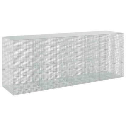 Gabion with 5 mm Wire and 5x2.5 cm Mesh 50x100x150 cm Height 150 cm Thickness 100 cm 400 cm