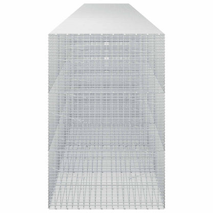 vidaXL Gabion with 5 mm Wire and 5x2.5 cm Mesh 800x100x150 cm 4