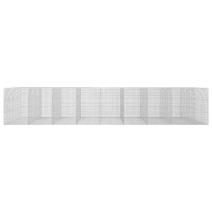 vidaXL Gabion with 5 mm Wire and 5x2.5 cm Mesh 850x100x150 cm 3