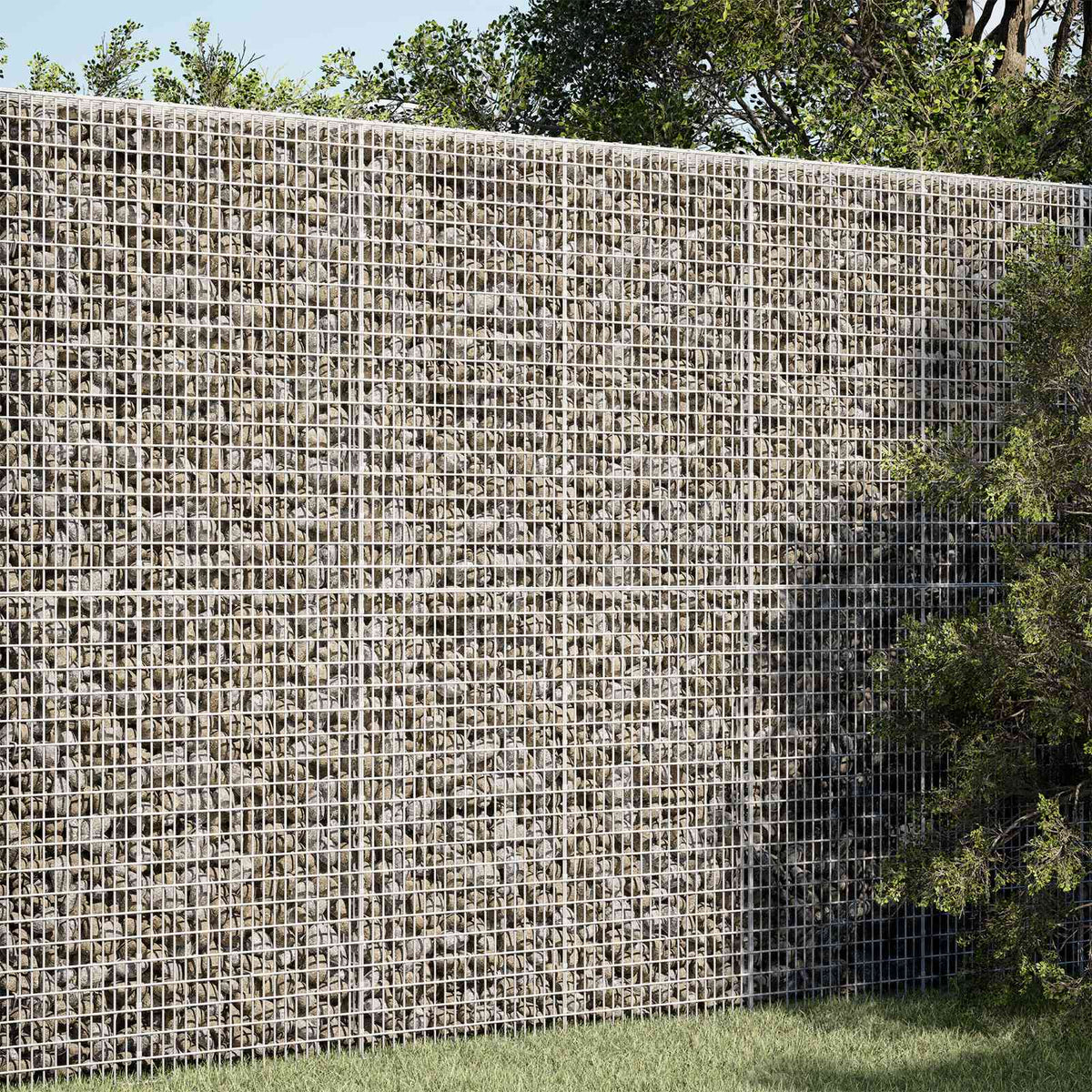 vidaXL Gabion with 5 mm Wire and 5x2.5 cm Mesh 150x100x200 cm 1