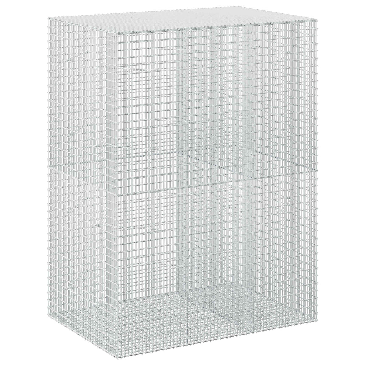 vidaXL Gabion with 5 mm Wire and 5x2.5 cm Mesh 150x100x200 cm 2
