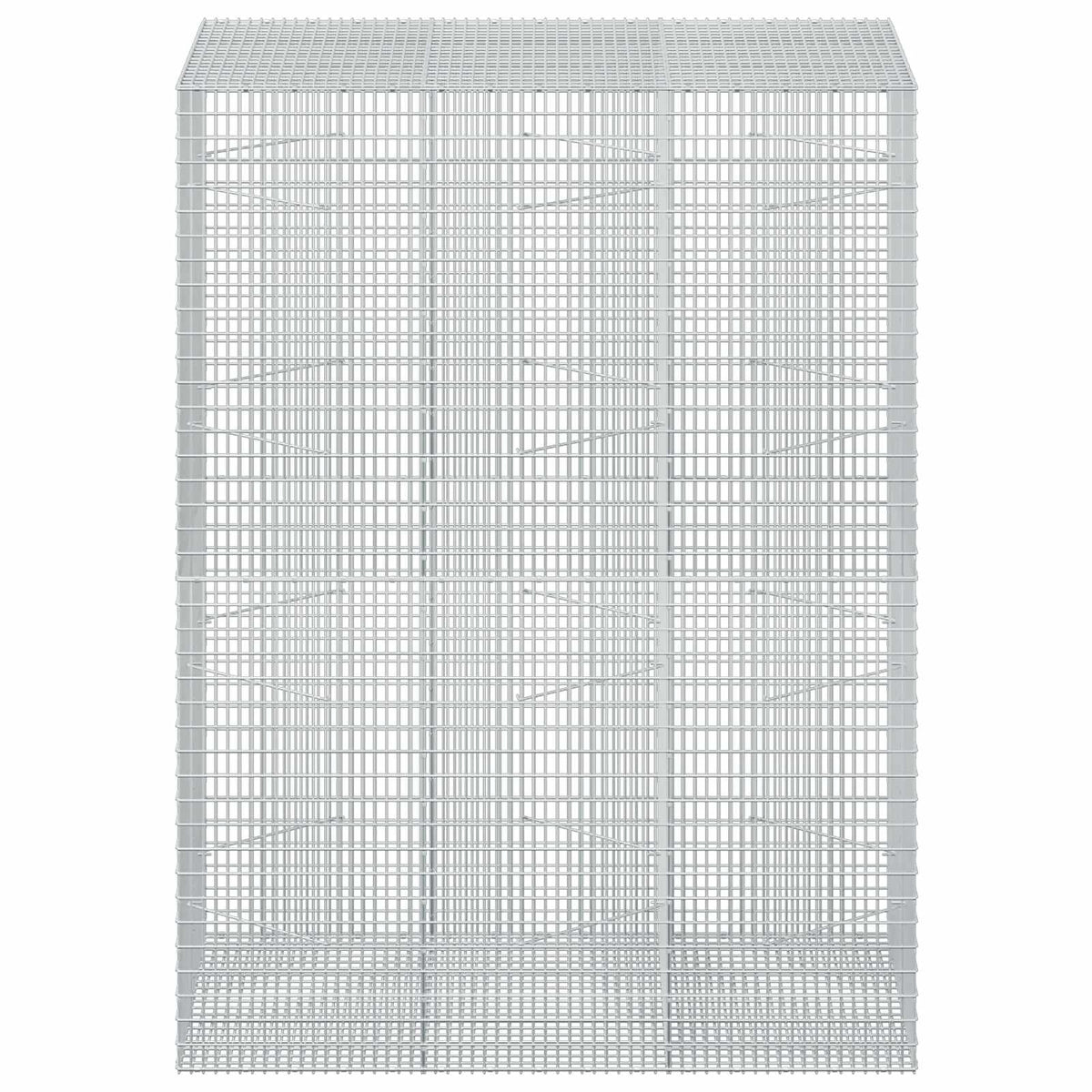 vidaXL Gabion with 5 mm Wire and 5x2.5 cm Mesh 150x100x200 cm 3