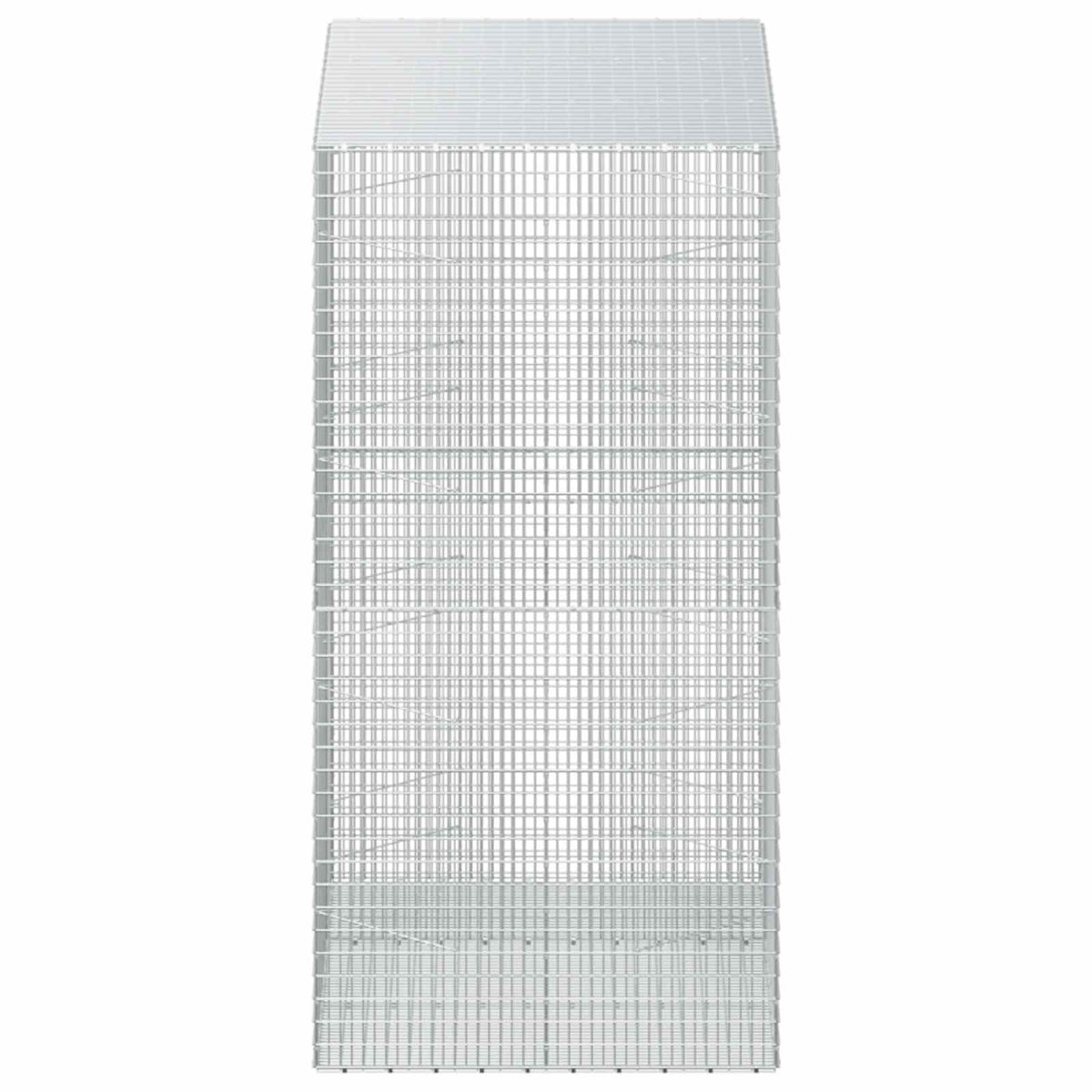 vidaXL Gabion with 5 mm Wire and 5x2.5 cm Mesh 150x100x200 cm 4