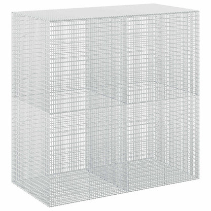 vidaXL Gabion with 5 mm Wire and 5x2.5 cm Mesh 200x100x200 cm 2