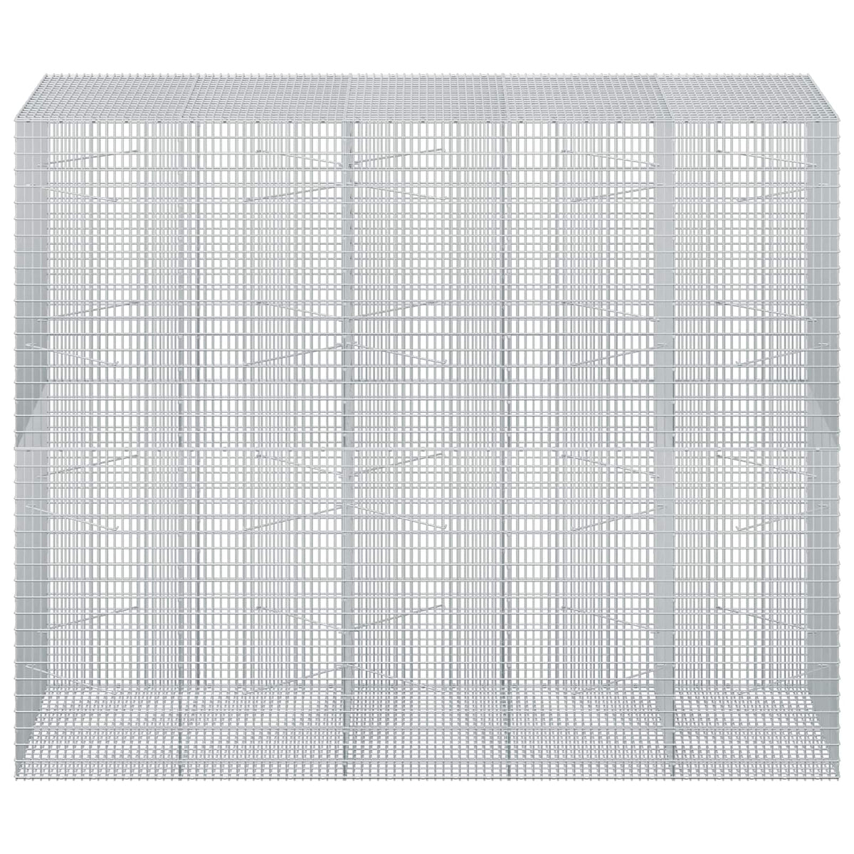 vidaXL Gabion with 5 mm Wire and 5x2.5 cm Mesh 250x100x200 cm 3