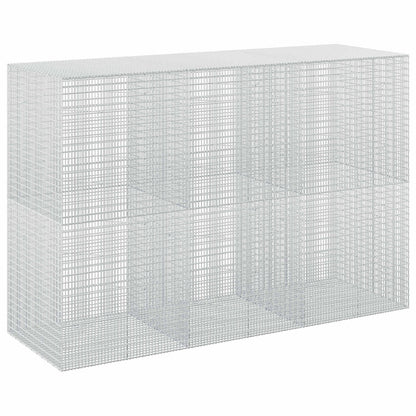 vidaXL Gabion with 5 mm Wire and 5x2.5 cm Mesh 300x100x200 cm 2