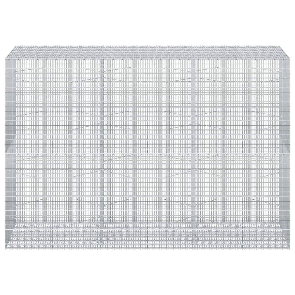 vidaXL Gabion with 5 mm Wire and 5x2.5 cm Mesh 300x100x200 cm 3