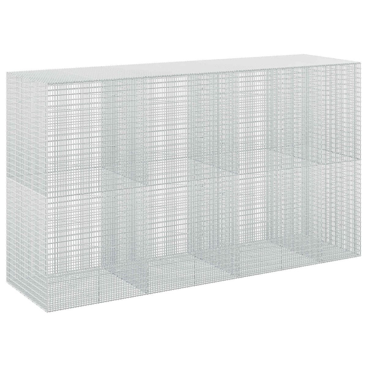 vidaXL Gabion with 5 mm Wire and 5x2.5 cm Mesh 350x100x200 cm 2