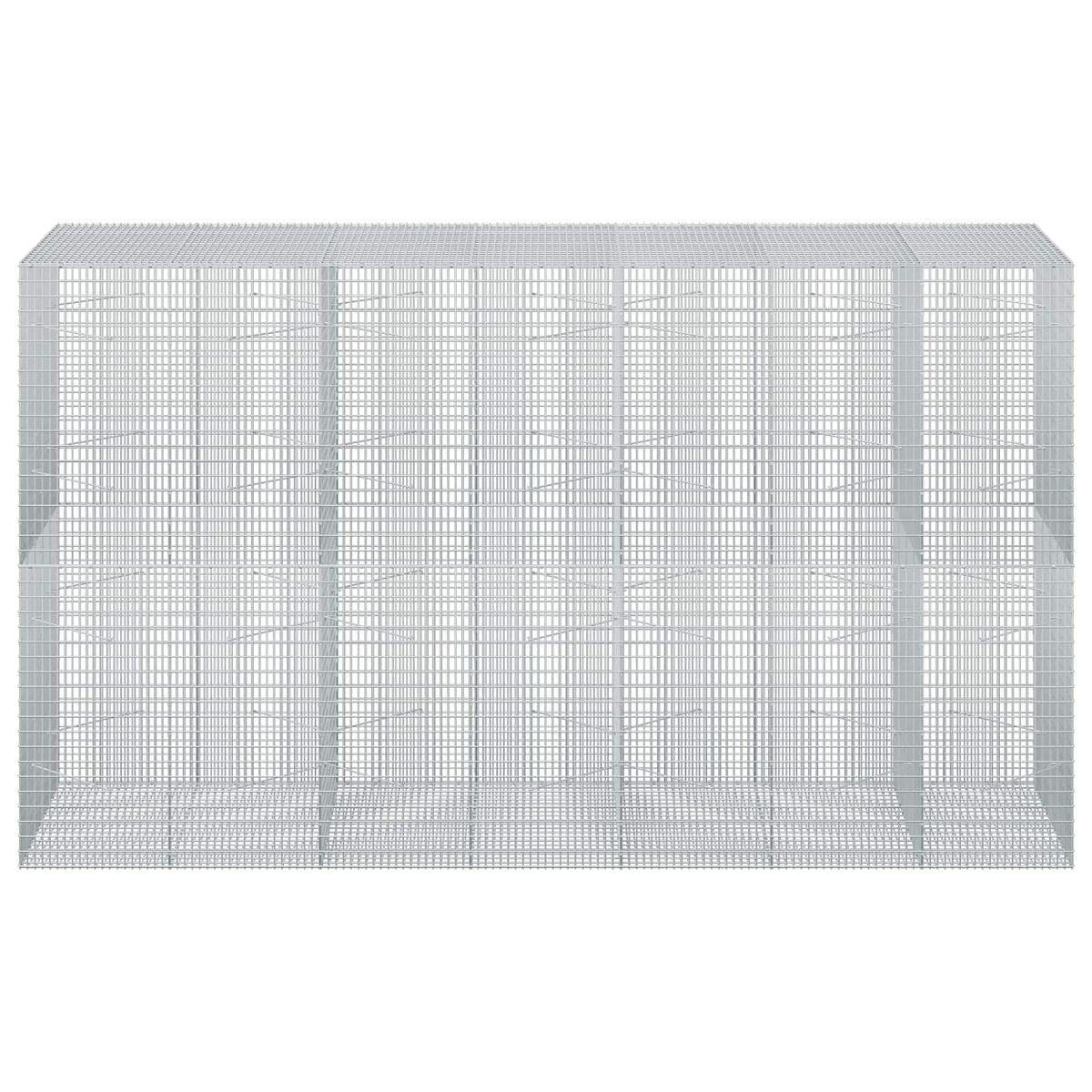 vidaXL Gabion with 5 mm Wire and 5x2.5 cm Mesh 350x100x200 cm 3