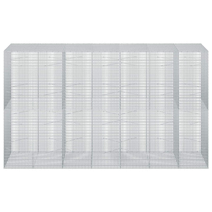 vidaXL Gabion with 5 mm Wire and 5x2.5 cm Mesh 350x100x200 cm 3
