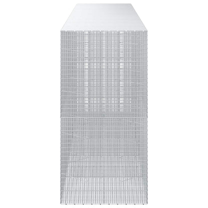 vidaXL Gabion with 5 mm Wire and 5x2.5 cm Mesh 500x100x200 cm 4