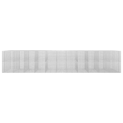 Gabion with 5 mm Wire and 5x2.5 cm Mesh 1050x100x200 cm Height 200 cm Thickness 100 cm 1050–1200 cm 1100 cm