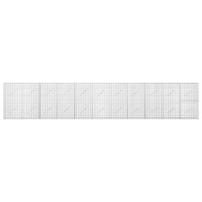 Gabion with 5 mm Wire and 5x5 cm Mesh 50x10x100 cm Height 100 cm Thickness 10 cm 50–1000 cm 550 cm