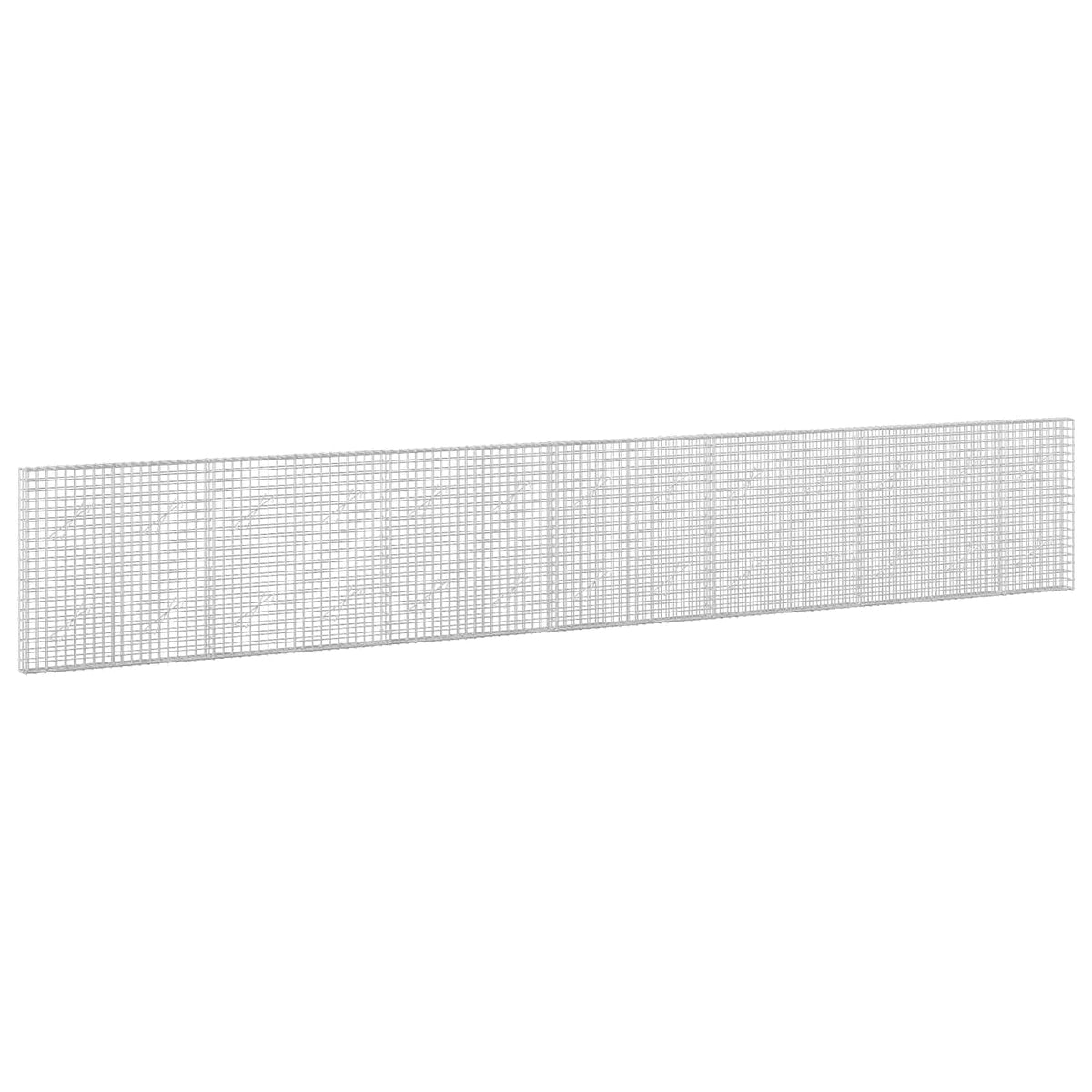 vidaXL Gabion with 5 mm Wire and 5x5 cm Mesh 650x10x100 cm 2