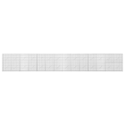 vidaXL Gabion with 5 mm Wire and 5x5 cm Mesh 700x10x100 cm 3