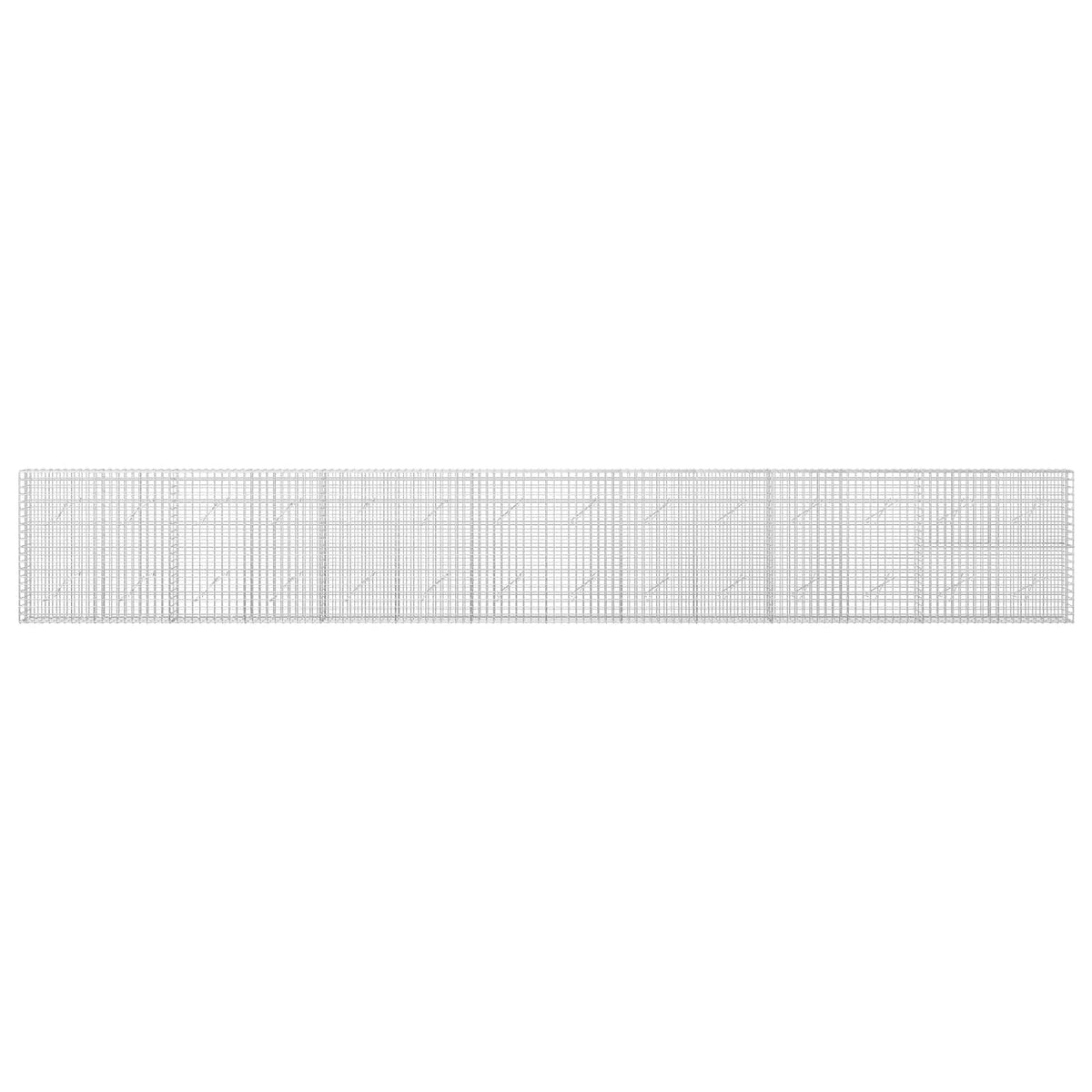 Gabion with 5 mm Wire and 5x5 cm Mesh 50x10x100 cm Height 100 cm Thickness 10 cm 50–1000 cm 700 cm