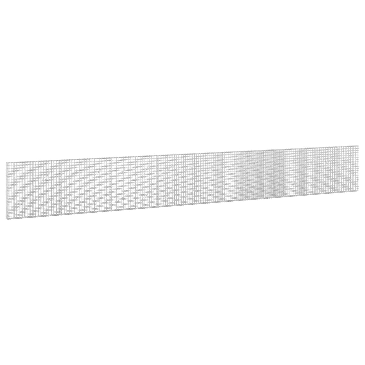 vidaXL Gabion with 5 mm Wire and 5x5 cm Mesh 800x10x100 cm 2