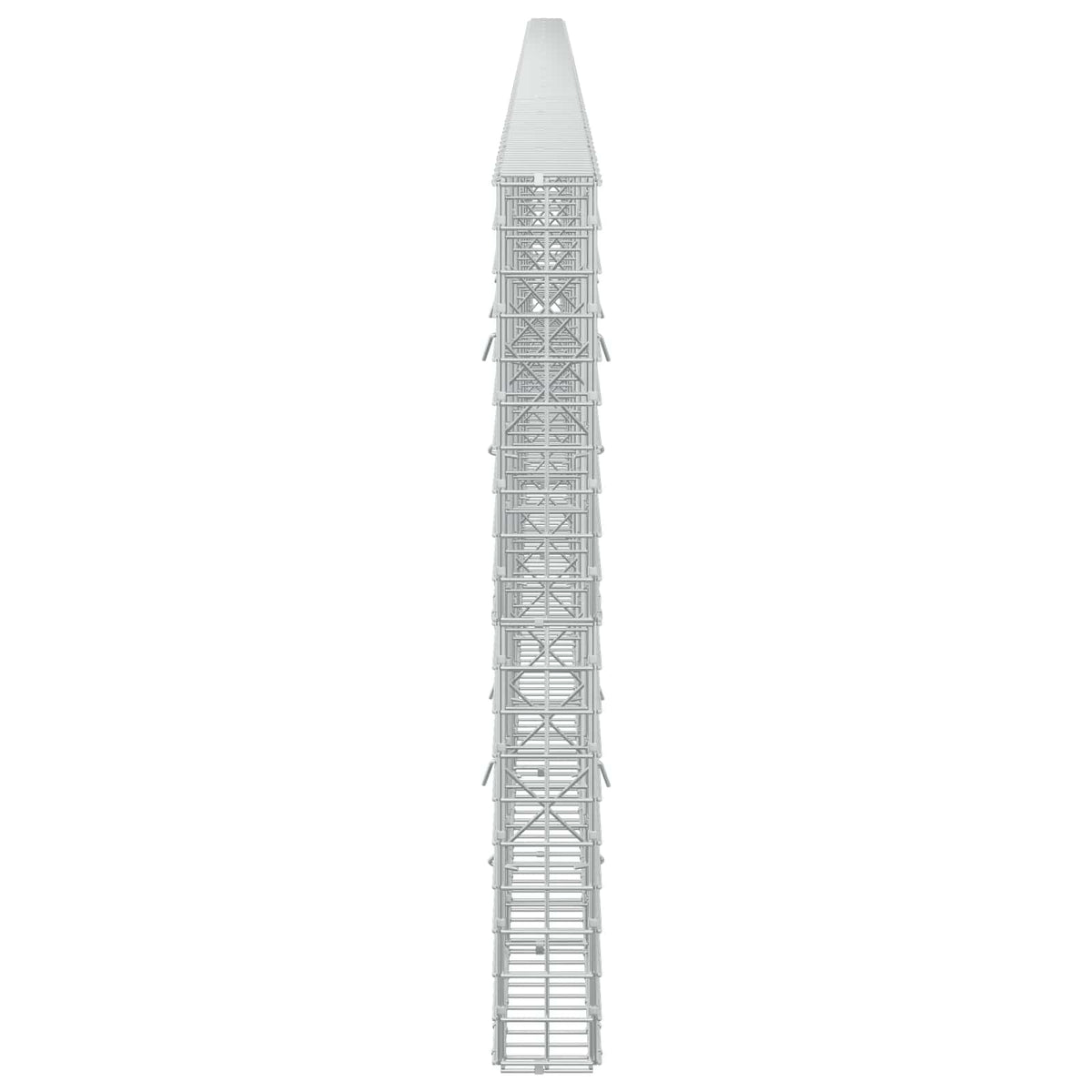 vidaXL Gabion with 5 mm Wire and 5x5 cm Mesh 850x10x100 cm 4