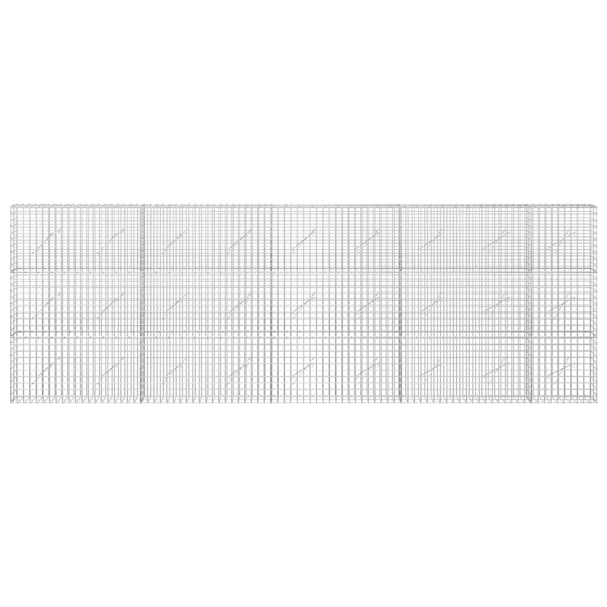 vidaXL Gabion with 5 mm Wire and 5x5 cm Mesh 450x10x150 cm 3