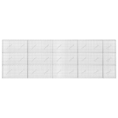 vidaXL Gabion with 5 mm Wire and 5x5 cm Mesh 450x10x150 cm 3