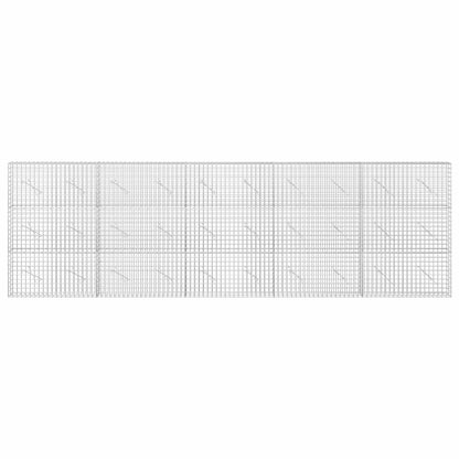 vidaXL Gabion with 5 mm Wire and 5x5 cm Mesh 500x10x150 cm 3