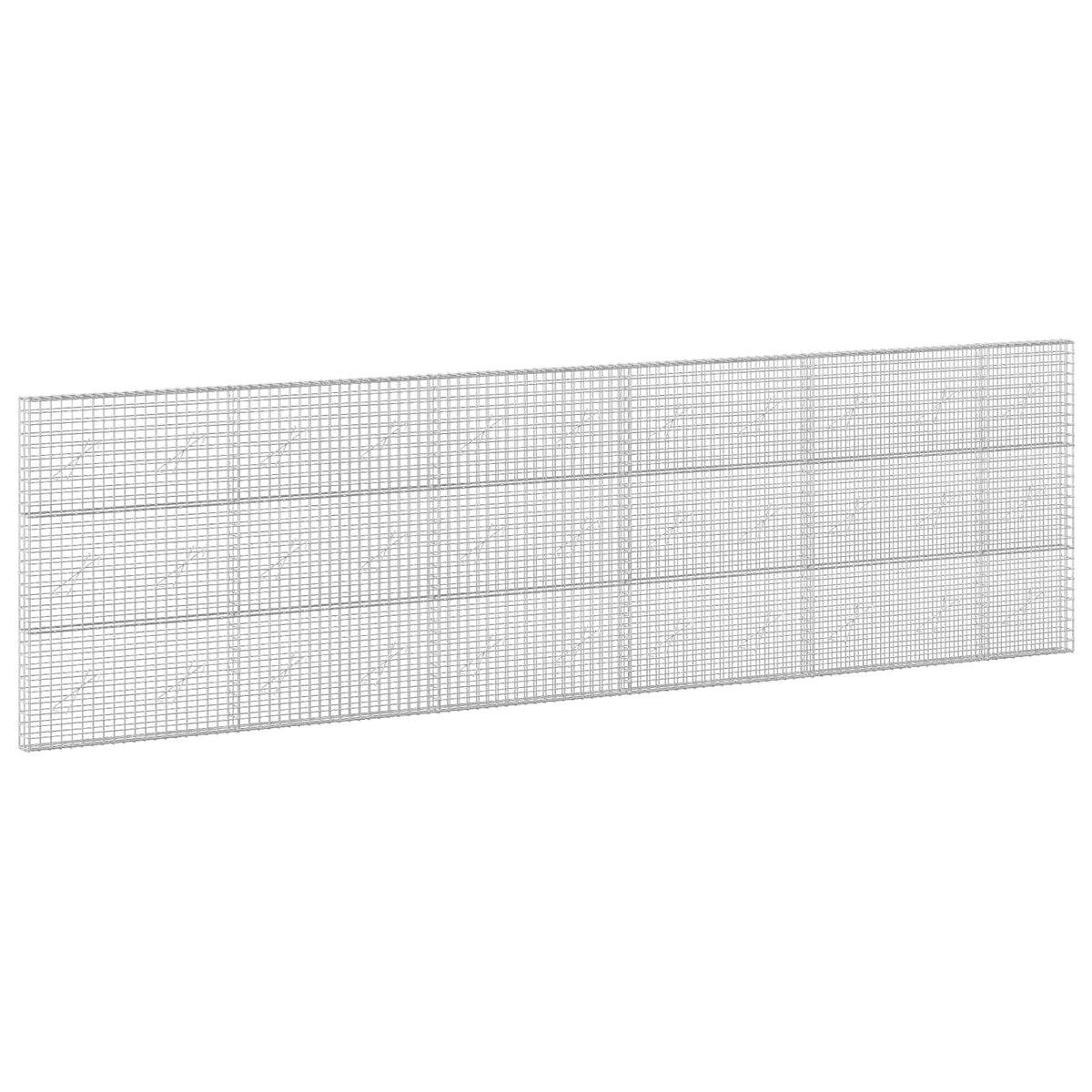 vidaXL Gabion with 5 mm Wire and 5x5 cm Mesh 550x10x150 cm 2