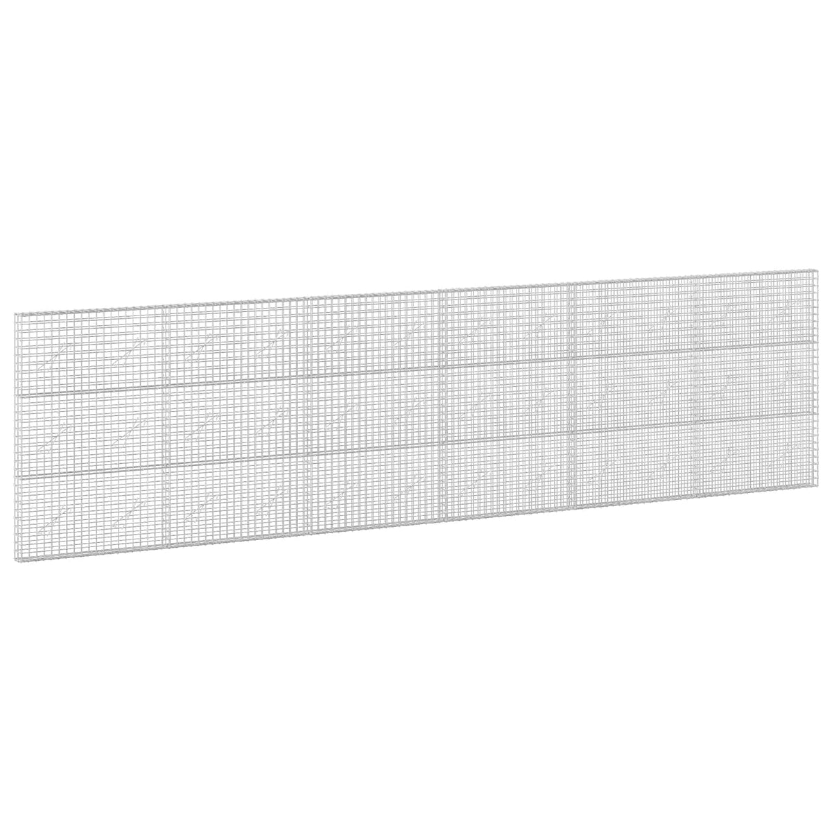 vidaXL Gabion with 5 mm Wire and 5x5 cm Mesh 600x10x150 cm 2