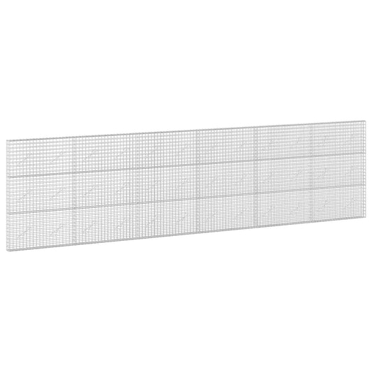 vidaXL Gabion with 5 mm Wire and 5x5 cm Mesh 600x10x150 cm 2