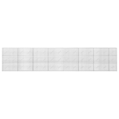 vidaXL Gabion with 5 mm Wire and 5x5 cm Mesh 750x10x150 cm 3