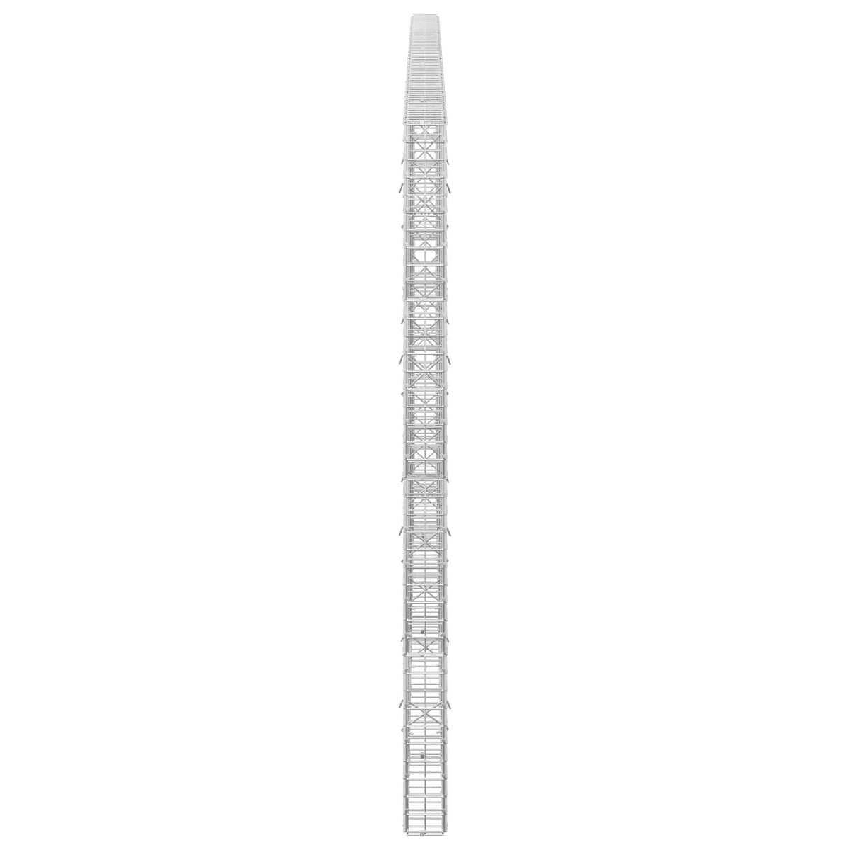 vidaXL Gabion with 5 mm Wire and 5x5 cm Mesh 350x10x200 cm 4