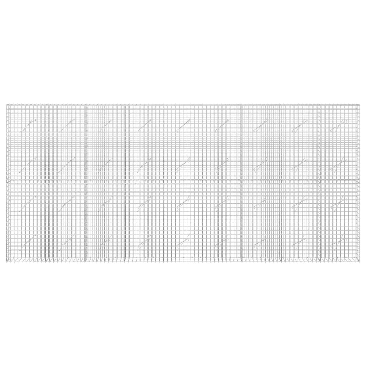 vidaXL Gabion with 5 mm Wire and 5x5 cm Mesh 450x10x200 cm 3