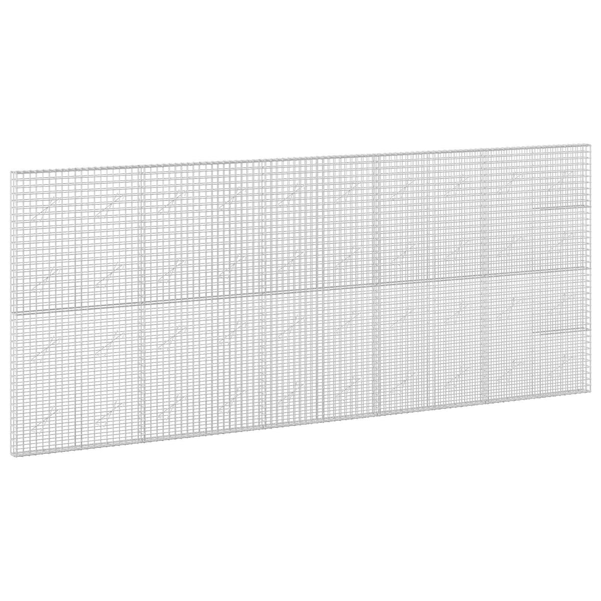 Gabion with 5 mm Wire and 5x5 cm Mesh 50x10x200 cm Height 200 cm Thickness 10 cm 50–1000 cm 500 cm