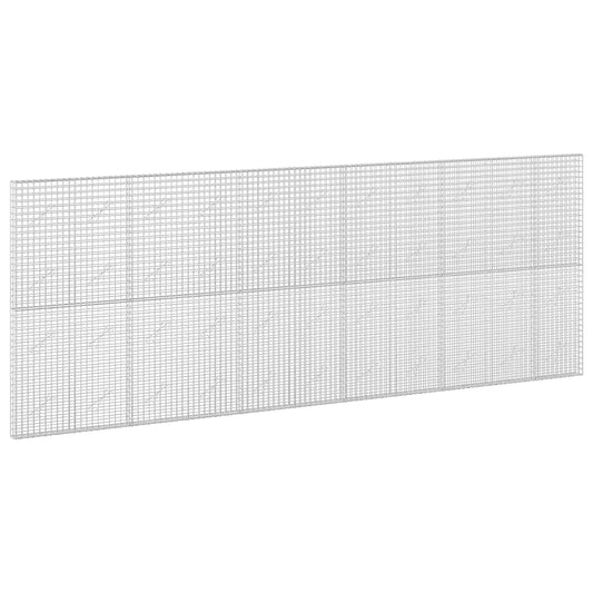 vidaXL Gabion with 5 mm Wire and 5x5 cm Mesh 550x10x200 cm 2