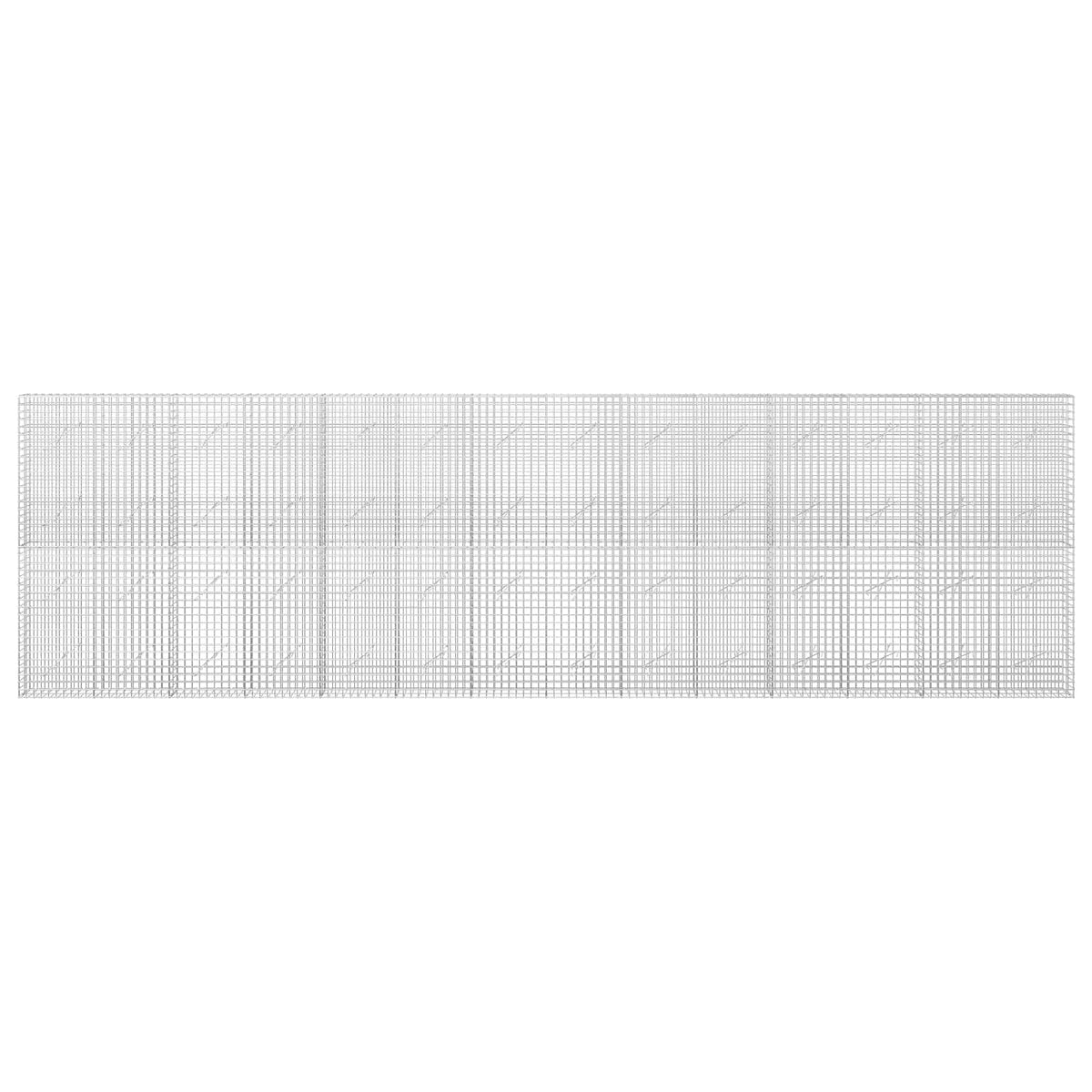 Gabion with 5 mm Wire and 5x5 cm Mesh 50x10x200 cm Height 200 cm Thickness 10 cm 50–1000 cm 700 cm