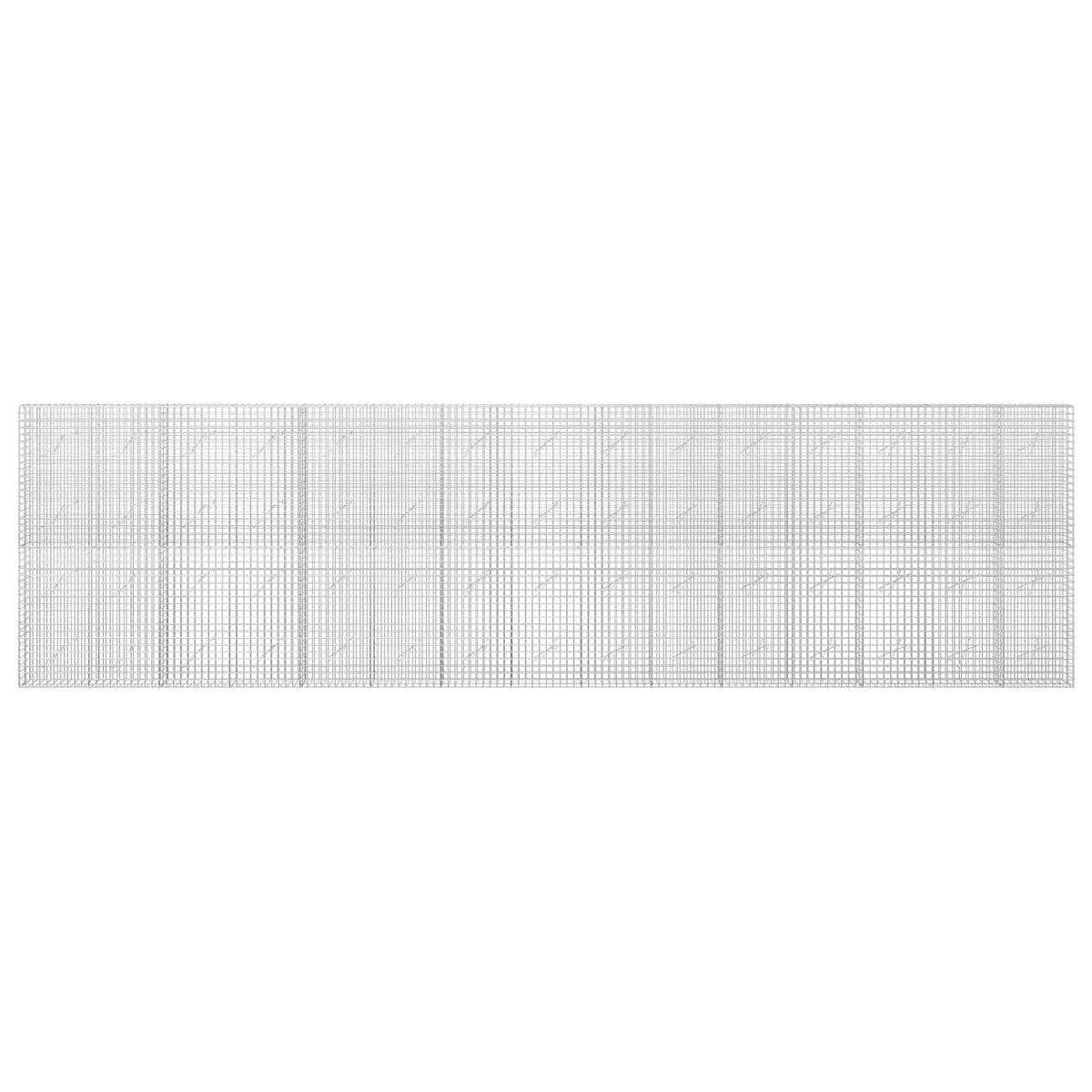 Gabion with 5 mm Wire and 5x5 cm Mesh 50x10x200 cm Height 200 cm Thickness 10 cm 50–1000 cm 750 cm