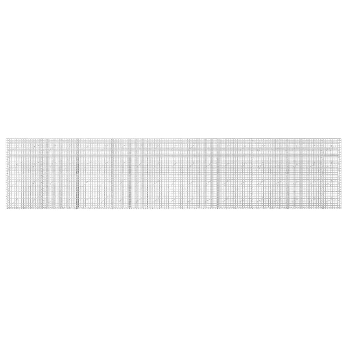 Gabion with 5 mm Wire and 5x5 cm Mesh 50x10x200 cm Height 200 cm Thickness 10 cm 50–1000 cm 950 cm
