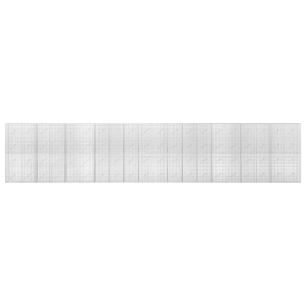 vidaXL Gabion with 5 mm Wire and 5x5 cm Mesh 1000x10x200 cm 3