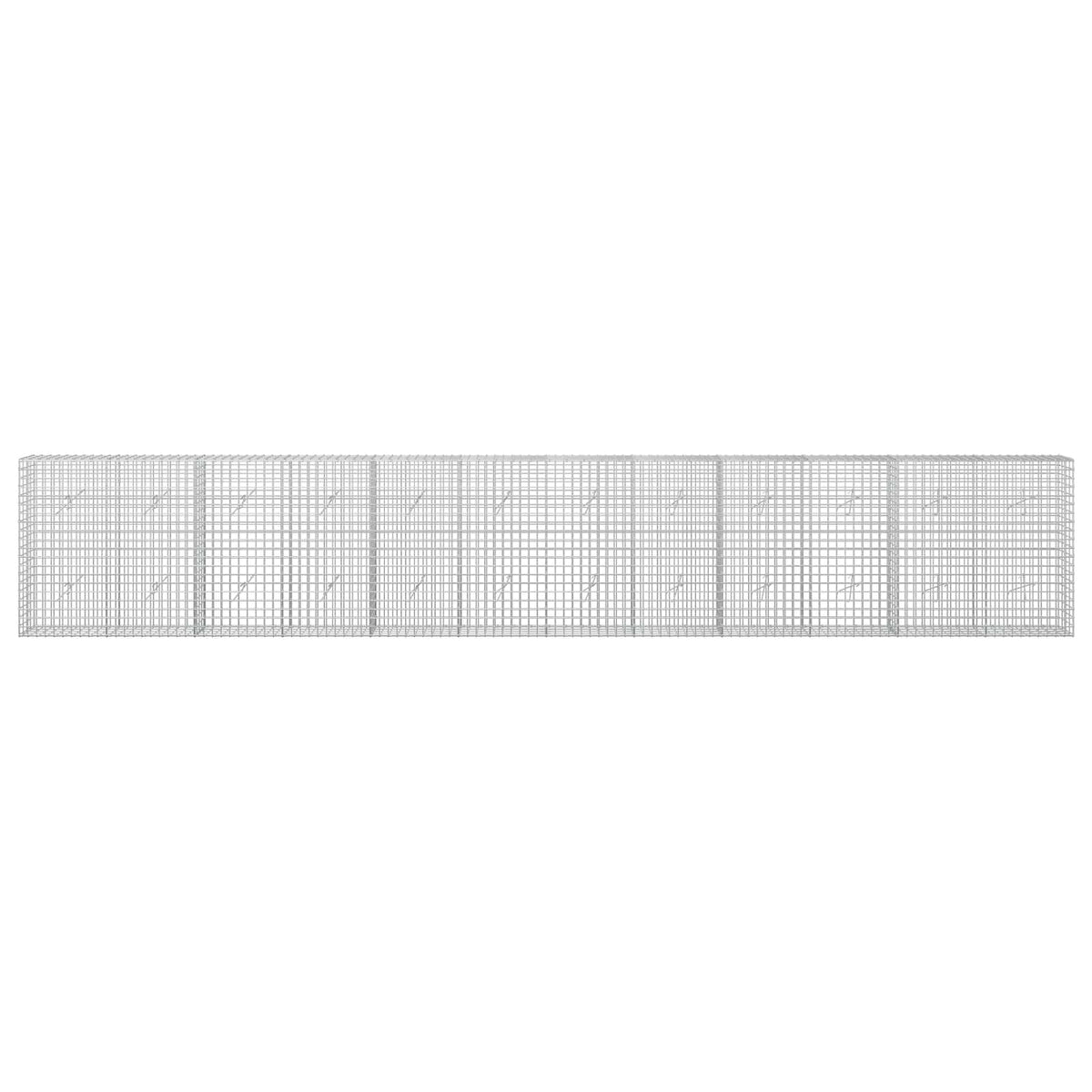 vidaXL Gabion with 5 mm Wire and 5x5 cm Mesh 600x20x100 cm 3